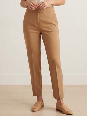 Aritzia Babaton Sz 4 Atelier Brown Tan Tailored Business Office Pants